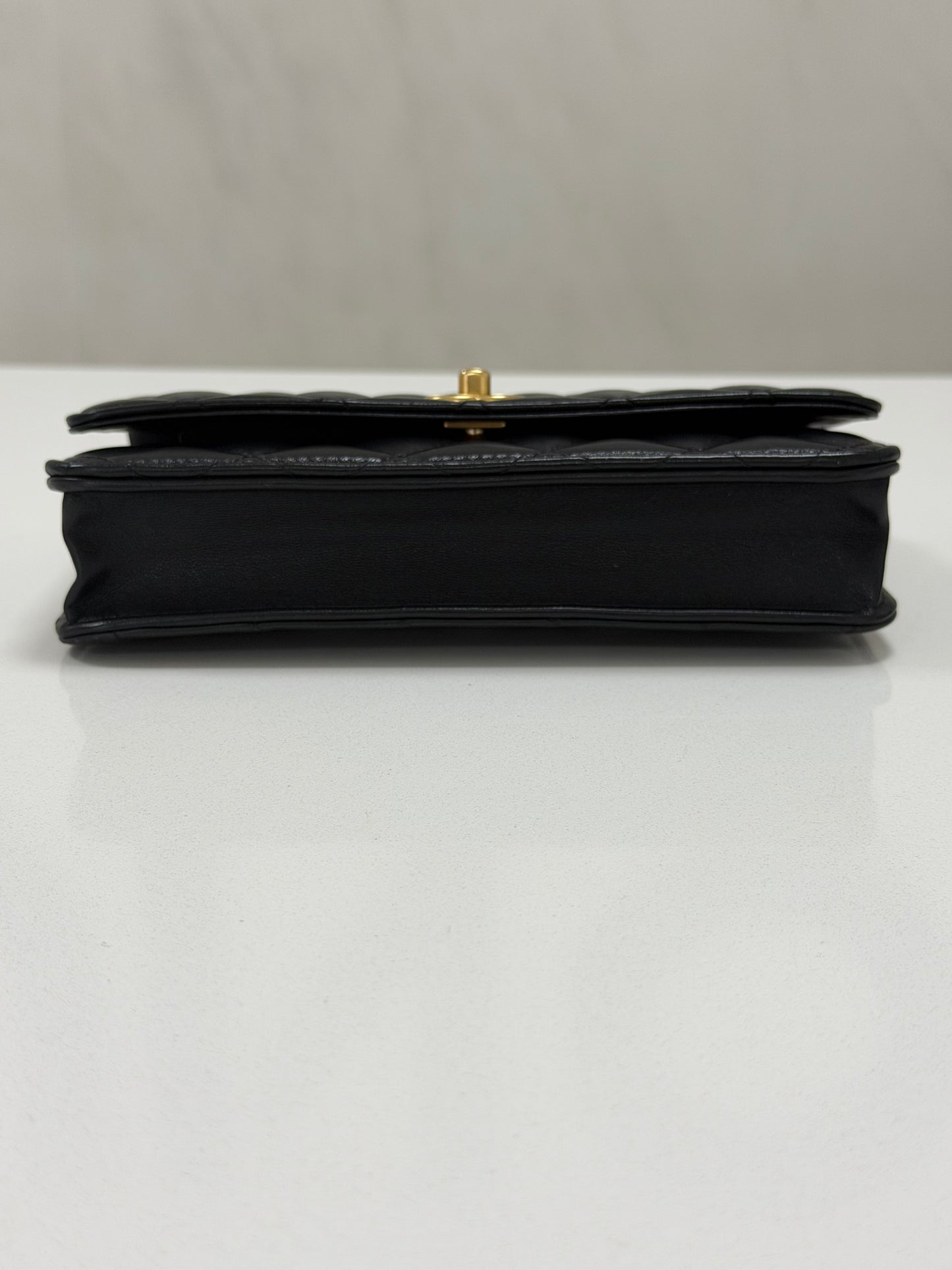 Chanel Wallet on Chain in Black Leather - PRE OWNED