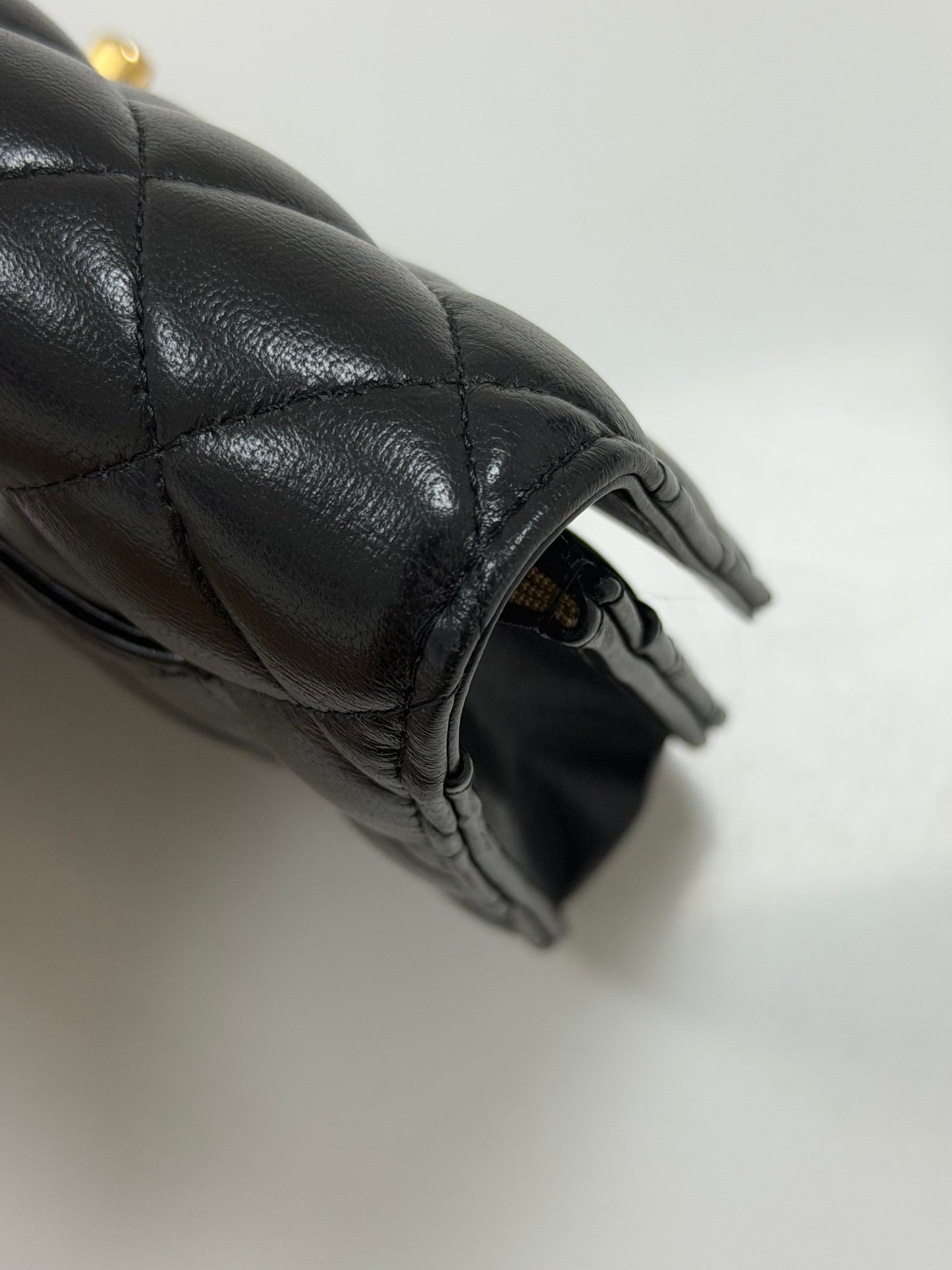 Chanel Wallet on Chain in Black Leather - PRE OWNED