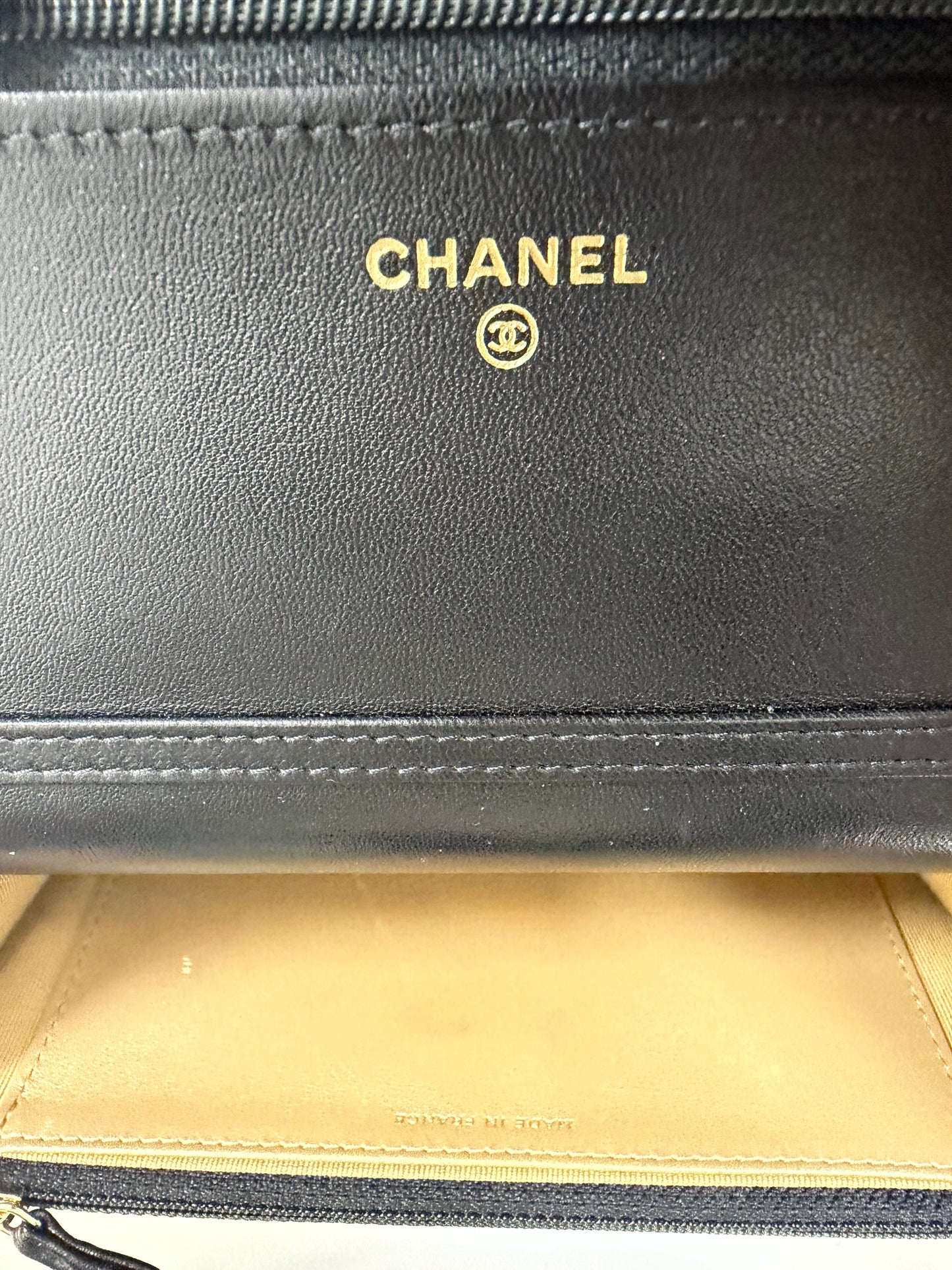Chanel Wallet on Chain in Black Leather - PRE OWNED
