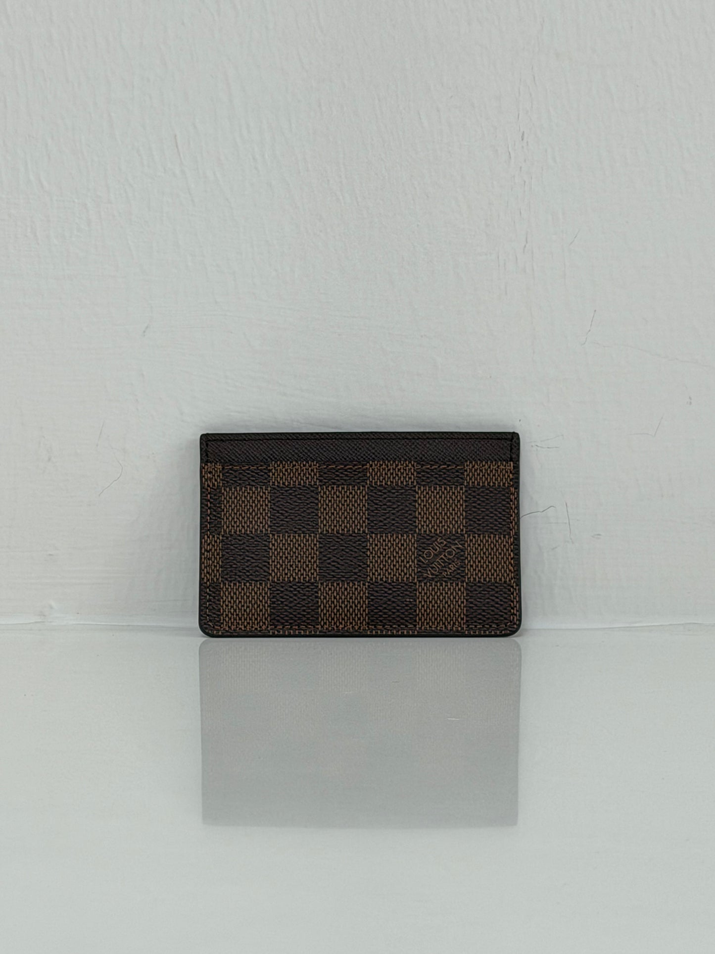 Louis Vuitton Damier Ebene Canvas Card Holder - PRE OWNED