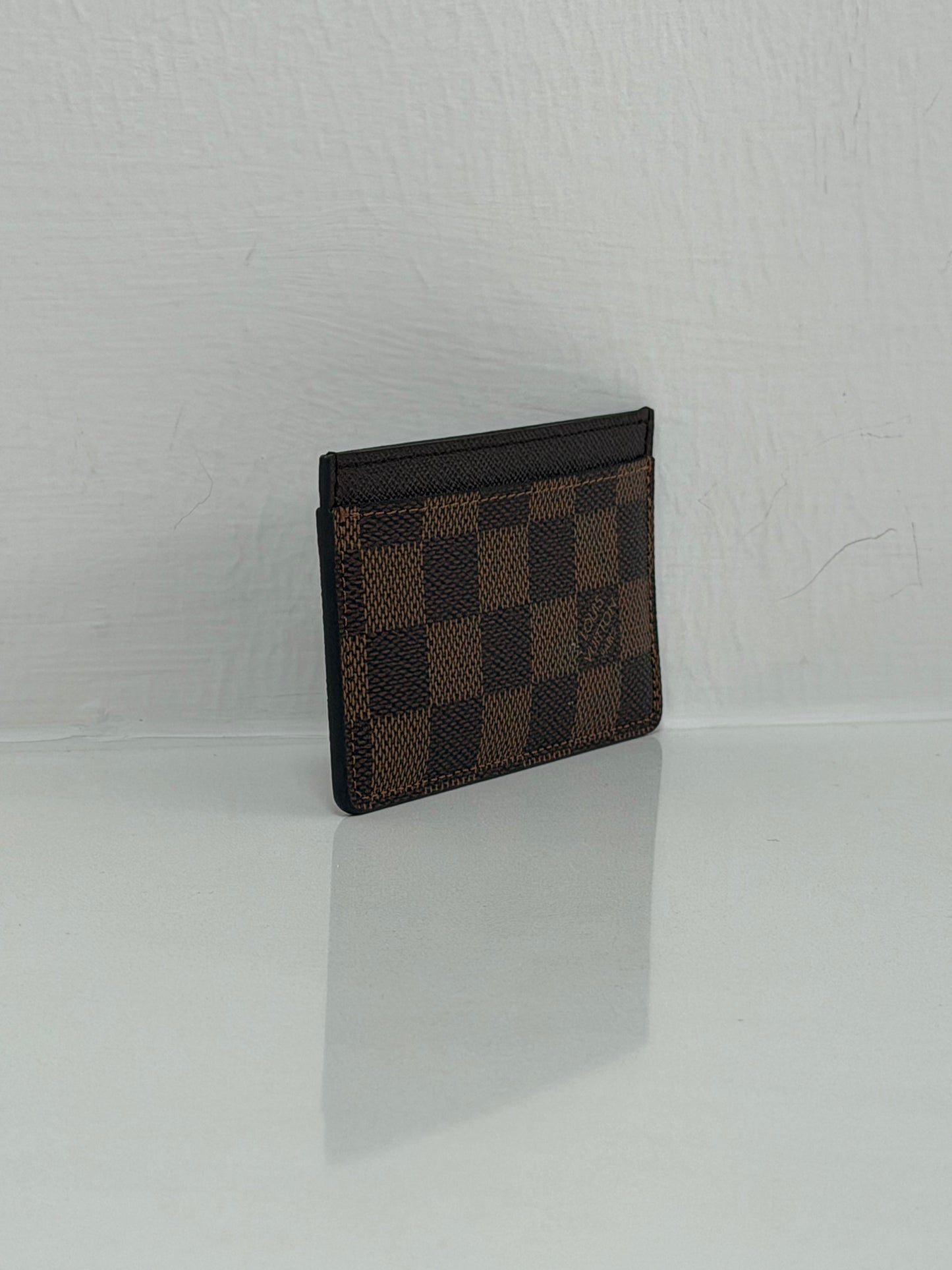 Louis Vuitton Damier Ebene Canvas Card Holder - PRE OWNED
