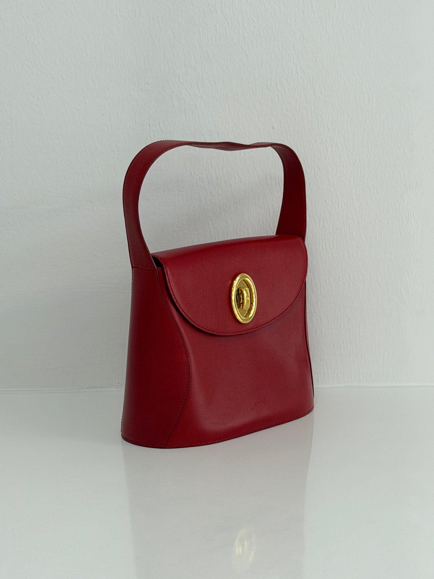 Christian Dior Red Leather Handbag - PRE OWNED