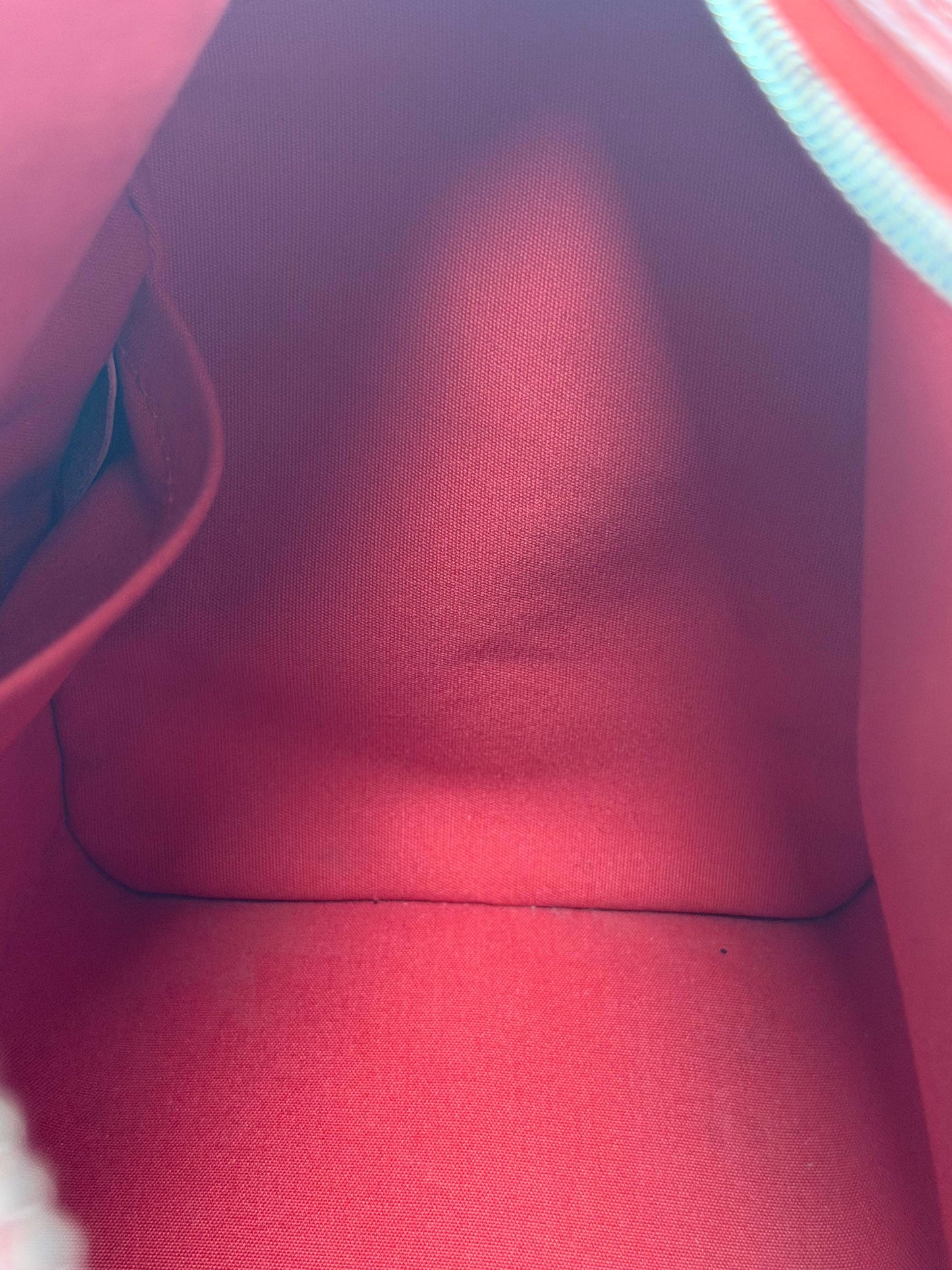 LOUIS VUITTON Epi Speedy 25 Hand Bag Castilian Red M43017 LV Auth 139881