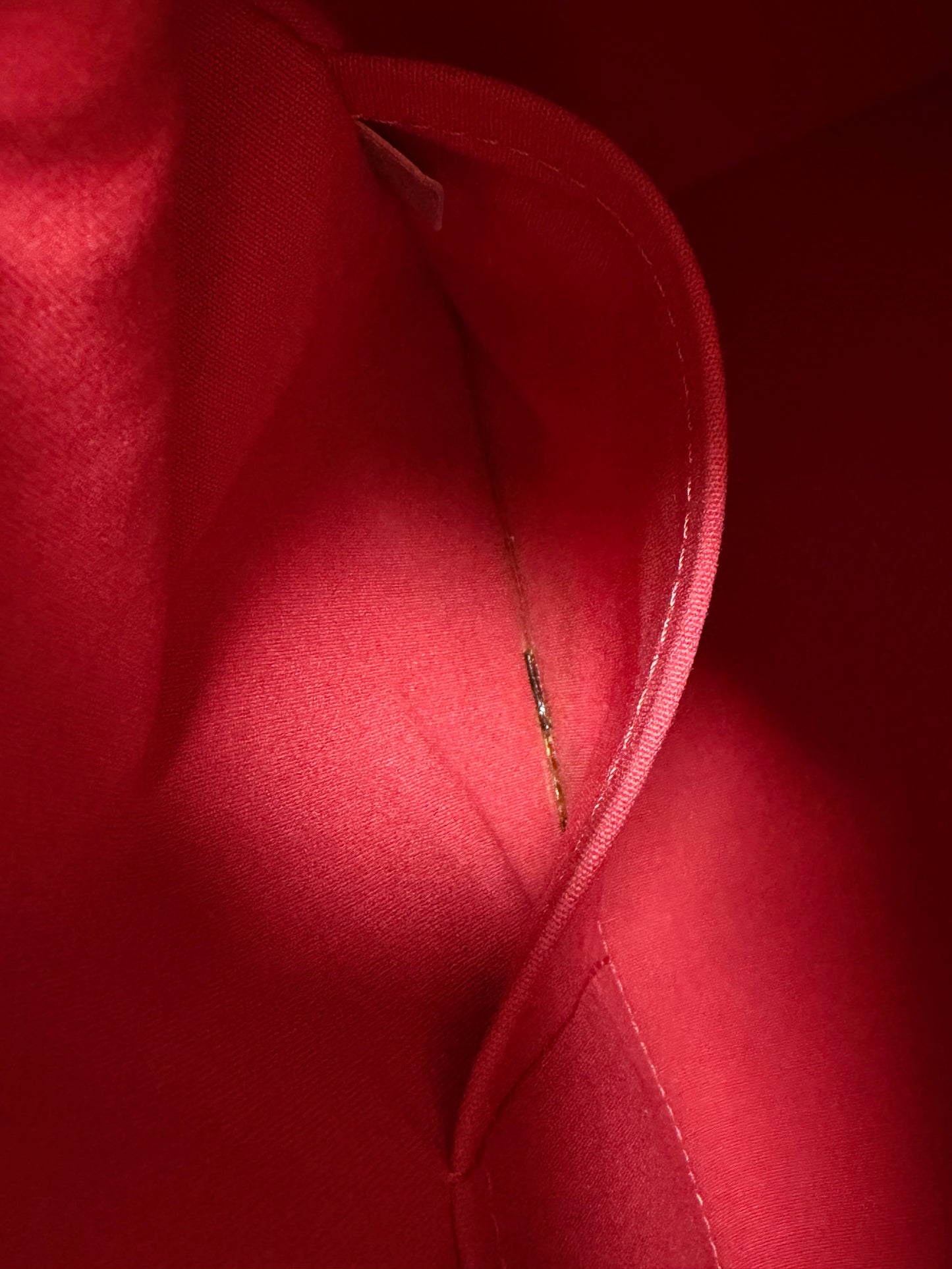 LOUIS VUITTON Epi Speedy 25 Hand Bag Castilian Red M43017 LV Auth 139881