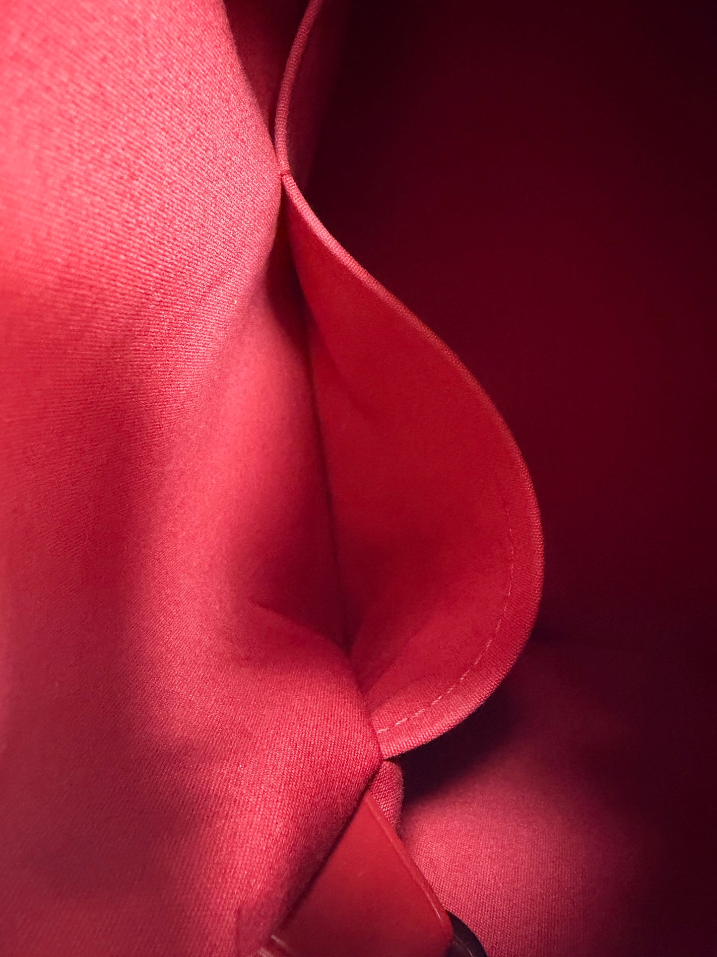 LOUIS VUITTON Epi Speedy 25 Hand Bag Castilian Red M43017 LV Auth 139881