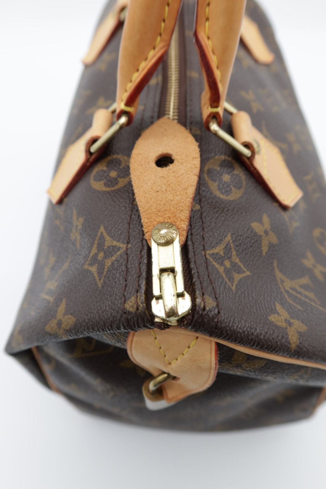 Louis Vuitton Monogram Speedy 30 Brown Canvas Leather Handbag – additional photo 8