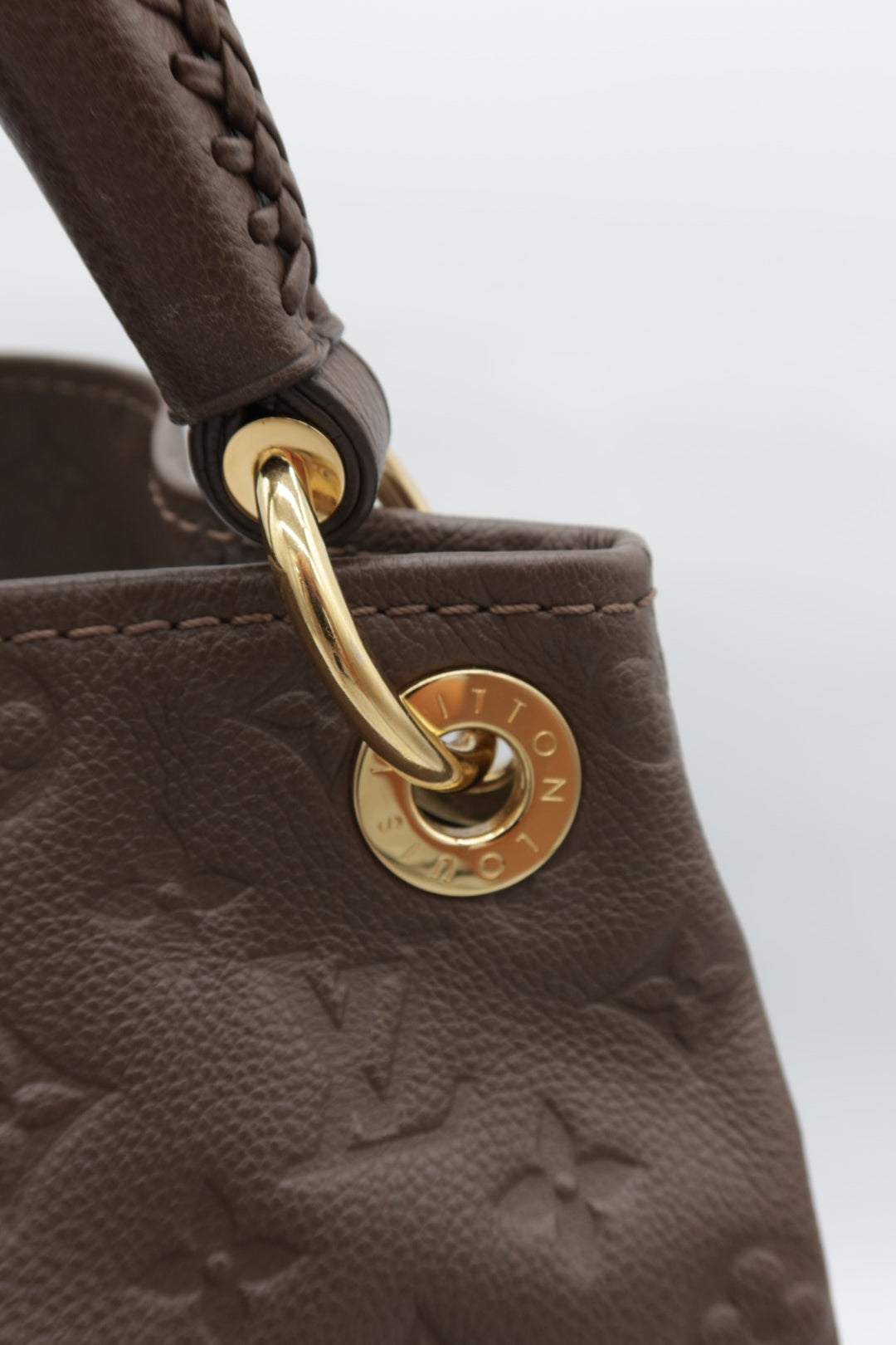 Louis Vuitton Monogram Empreinte Artsy MM Taupe Leather Hobo Handbag – additional photo 8