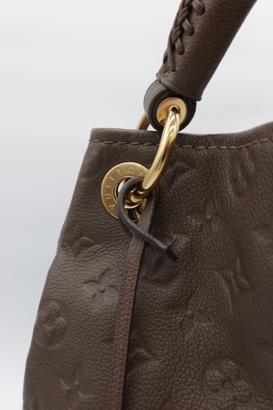 Louis Vuitton Monogram Empreinte Artsy MM Taupe Leather Hobo Handbag – additional photo 9