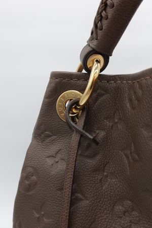 Louis Vuitton Monogram Empreinte Artsy MM Taupe Leather Hobo Handbag – additional photo 9