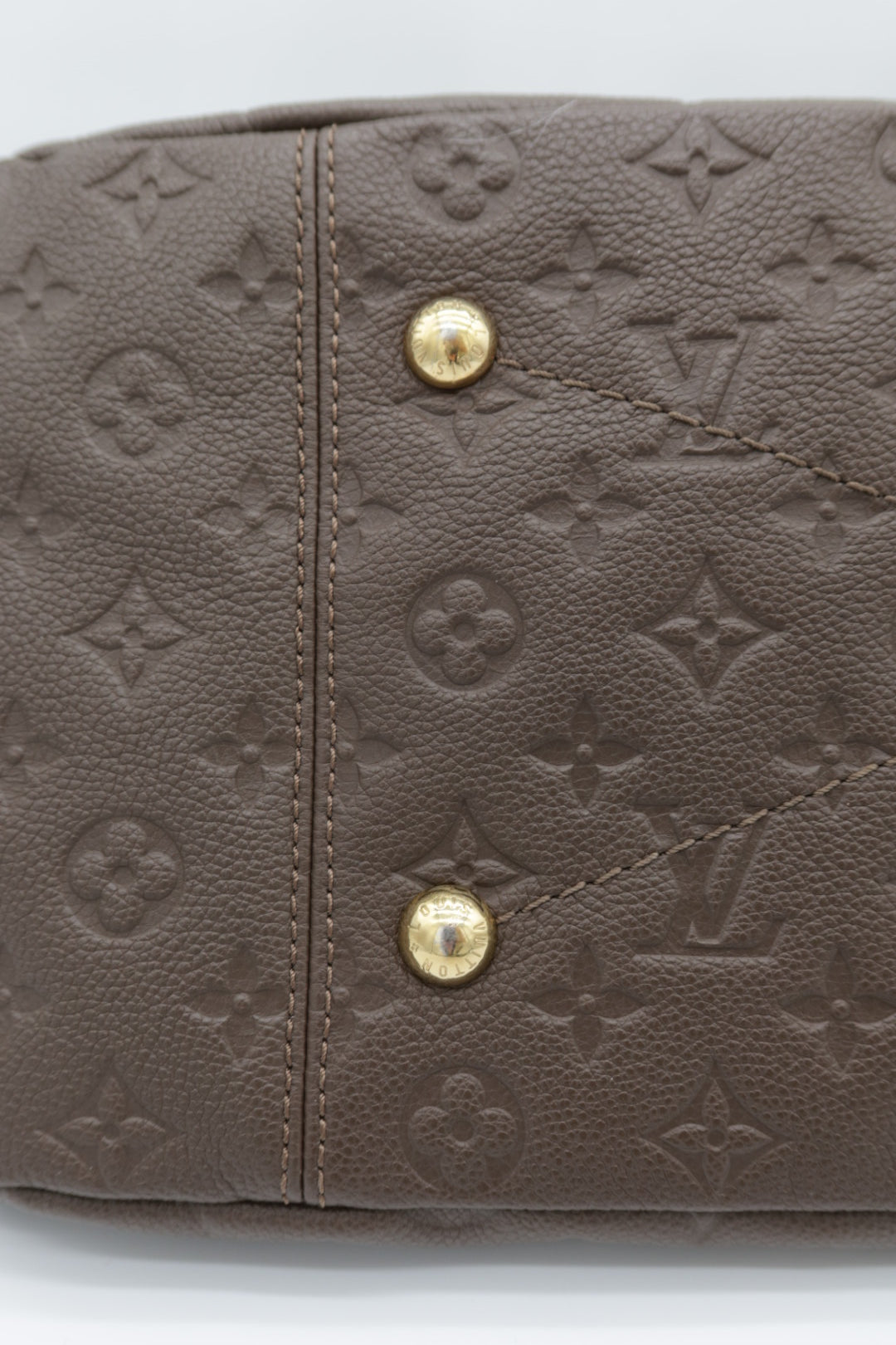 Louis Vuitton Monogram Empreinte Artsy MM Taupe Leather Hobo Handbag – additional photo 13