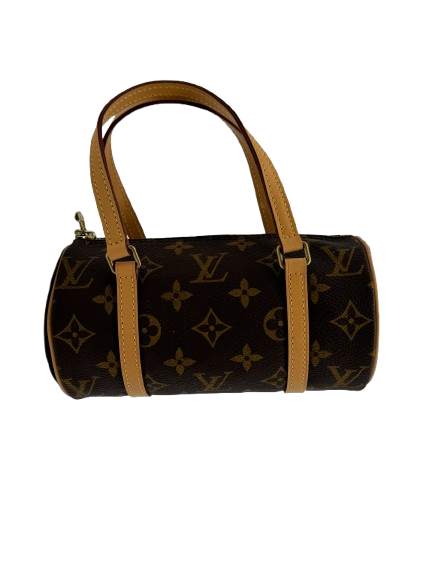 Louis Vuitton Papillon 19 Monogram Canvas Barrel Bag Vintage Top Handle Handbag