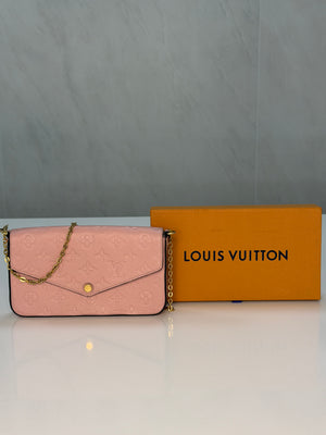 Louis Vuitton Empreinte Pochette Felicie Chain Wallet – Rose Pink – additional photo 8