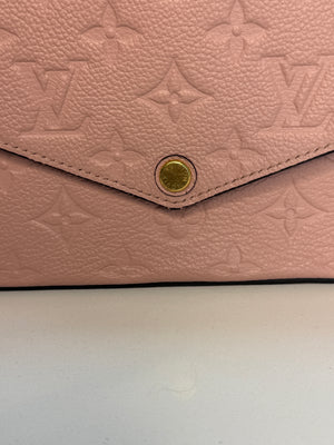 Louis Vuitton Empreinte Pochette Felicie Chain Wallet – Rose Pink – additional photo 10