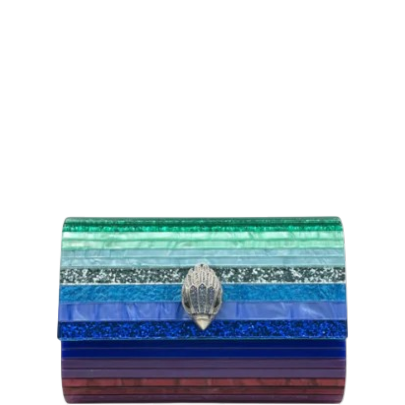 Kurt Geiger Party Eagle Clutch Bag - Blue Multi