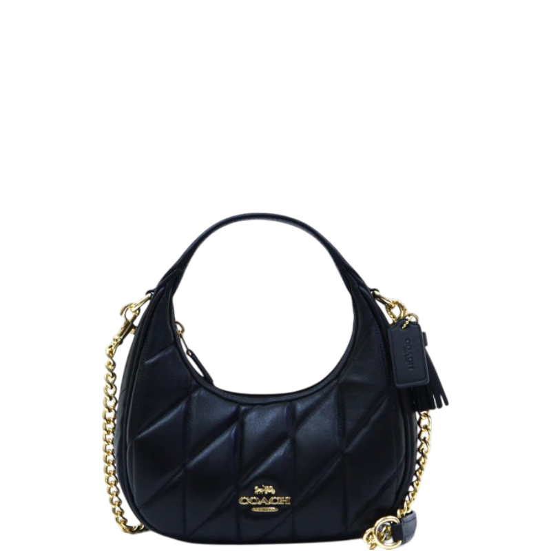 Coach Carmen Mini Crossbody Bag With Quilting - Black