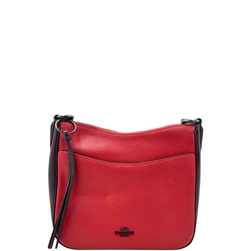 Coach Chaise Colorblock Crossbody Bag - Brick Red Multi