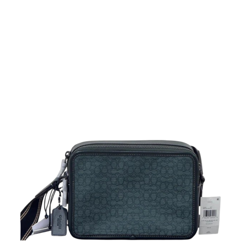 Coach Charter Crossbody 24 in Micro Signature Jacquard - Amazon Green
