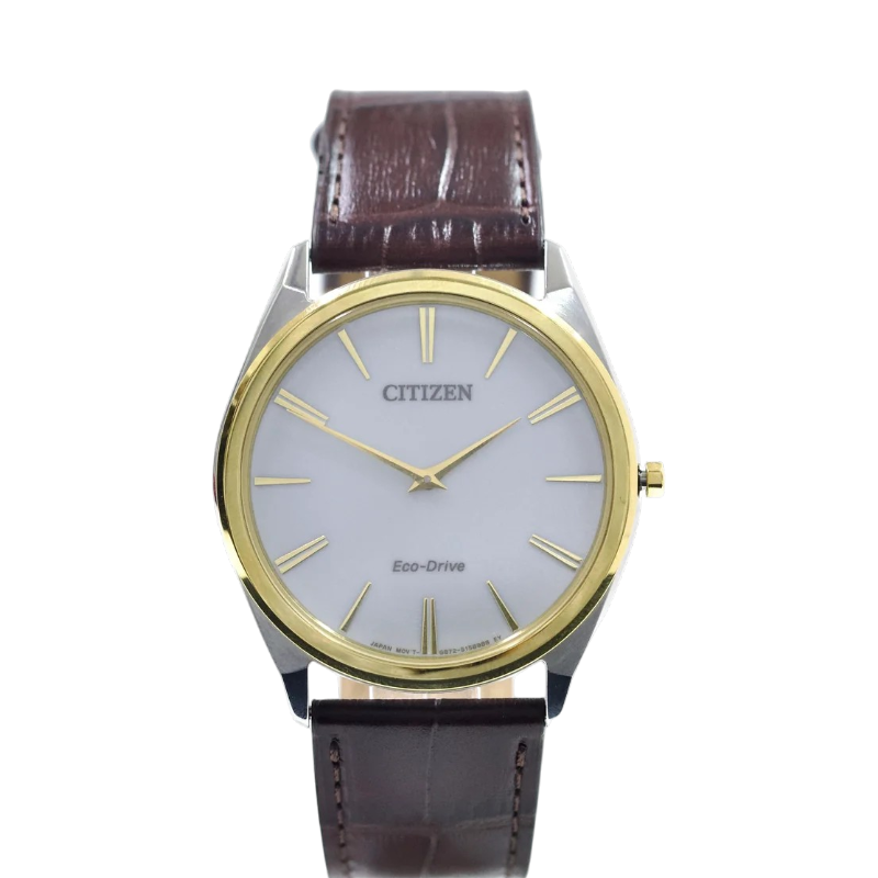Citizen Stiletto AR3074-03A Eco-Drive Analog Men's Watch - Brown