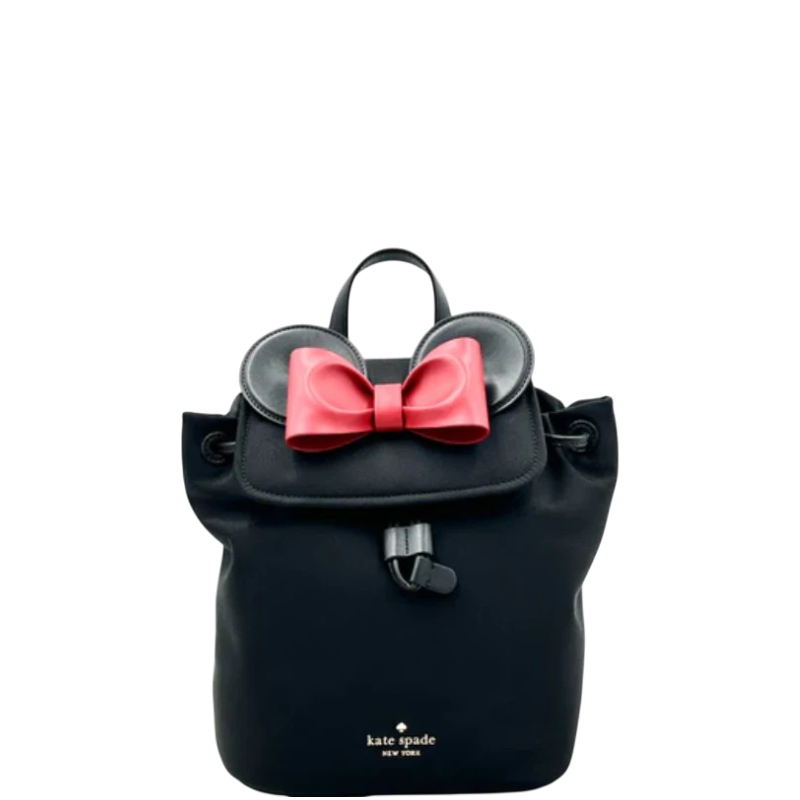 Kate Spade Disney Minnie 3D Flap Nylon Backpack - Black