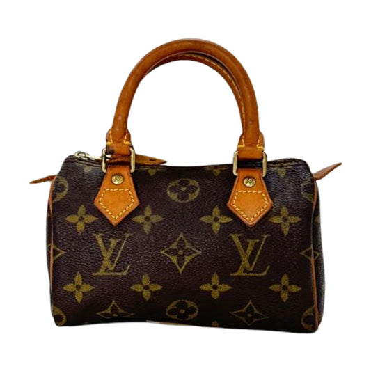 Louis Vuitton Monogram Mini Speedy Handbag  Brown - Pre owned