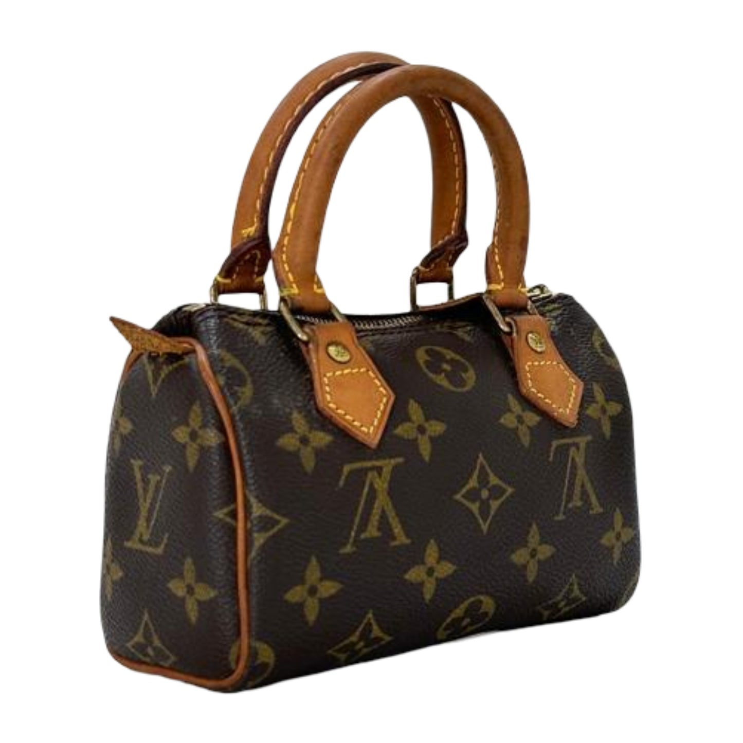 Louis Vuitton Monogram Nano Speedy Handbag  Brown - Pre Loved