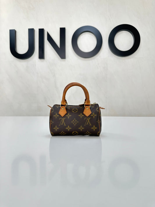 Louis Vuitton Monogram Mini Speedy Handbag  Brown - Pre owned