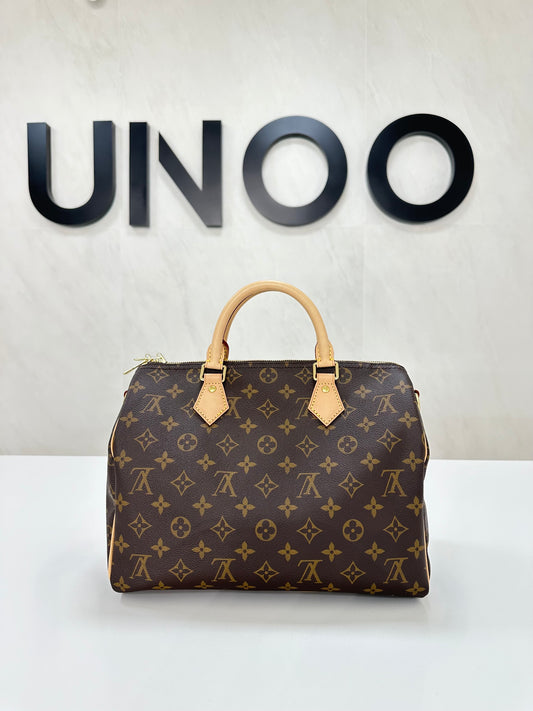 Louis Vuitton Monogram Speedy Handbag Brown - Brandnew