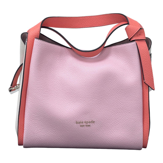 Kate Spade Knott Colorblocked Large Shoulder Bag- Kraft Paper/ Multi