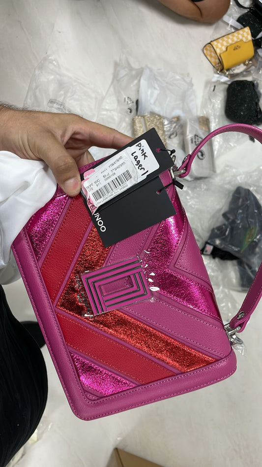 Karl Lagerfeld Simone Demi Shoulder Bag- Cactus Flower