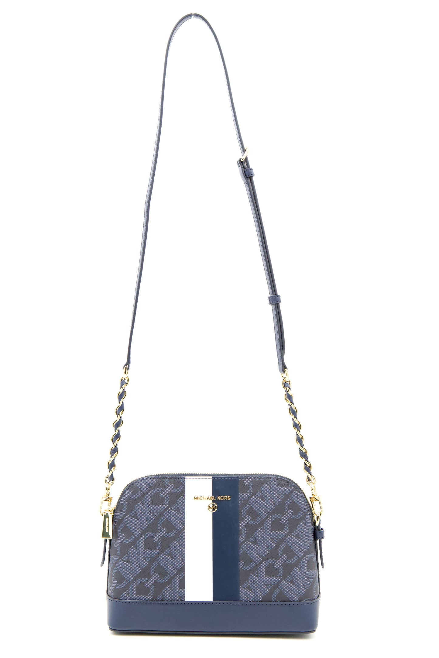 Michael Kors Jet Set Charm Large Dome Crossbody - Admiral/Pale Blue