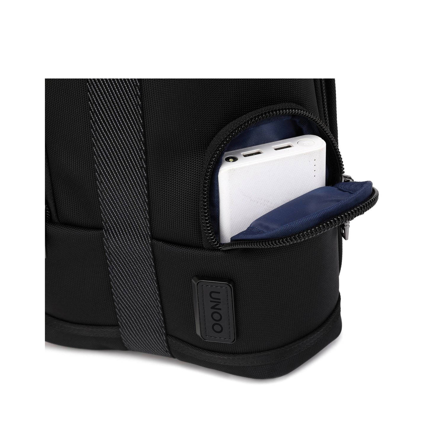 UNOO Kinston Crossbody Backpack - Black