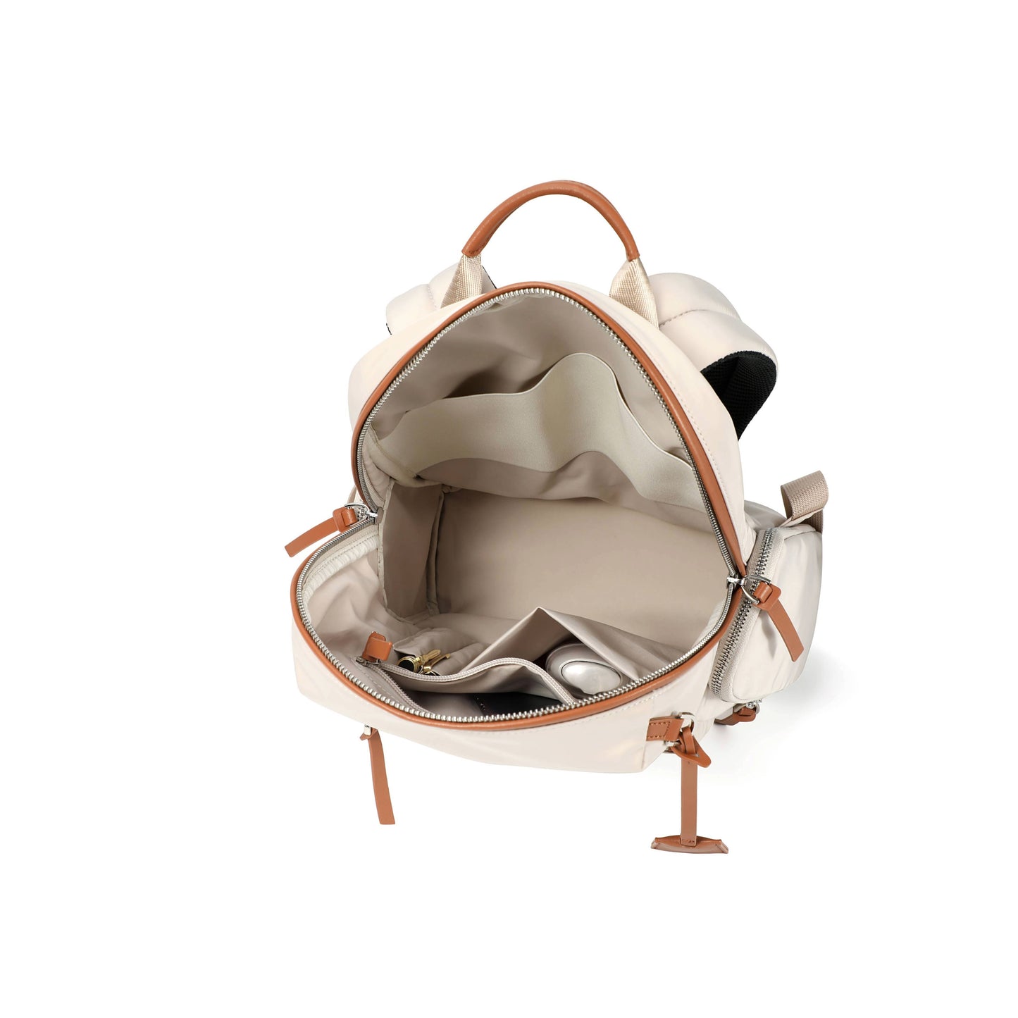UNOO Elara Backpack -Chalk/Brown