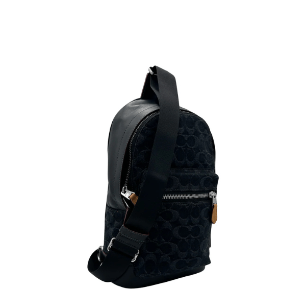 Coach West Pack In Signature Denim