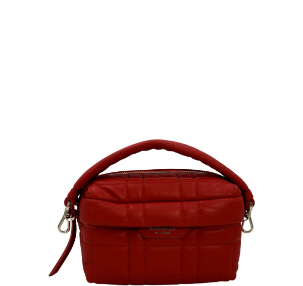 Kate Spade New York Softwhere Quilted Leather Small Convertible Crossbody Clutch - Red