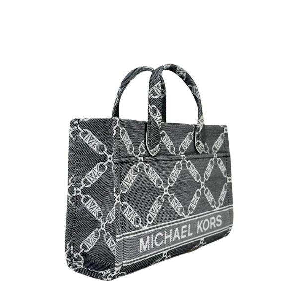 Michael Kors Gigi Small Messenger - Black Optic White