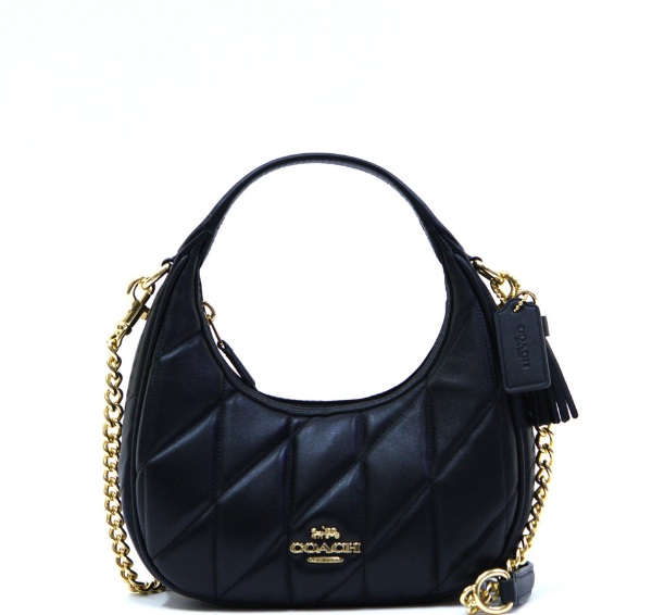 Coach Carmen Mini Crossbody Bag With Quilting - Black