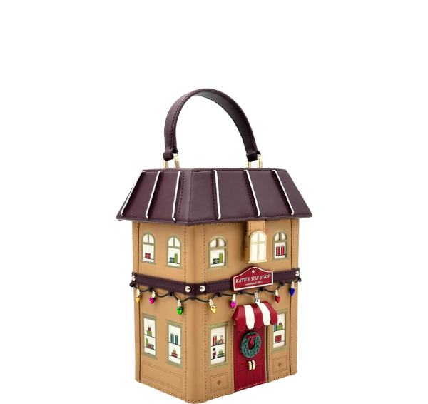 Kate Spade Oh What Fun 3D Toy Store Crossbody House Purse - Brown/Red