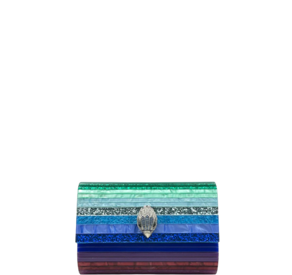 Kurt Geiger Party Eagle Clutch Bag - Blue Multi