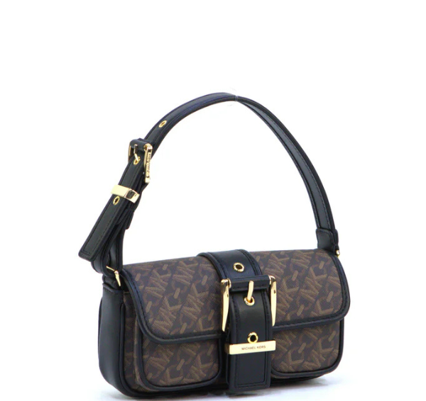 Michael Kors Colby Extra Small Pouchette - Brown/Black