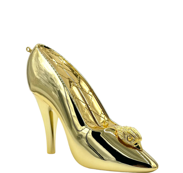 Kurt Geiger London Belgravia Shoe Clutch Crossbody - Gold