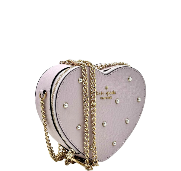 Kate Spade Love Shack Mini Heart Crossbody - Lilac Moon