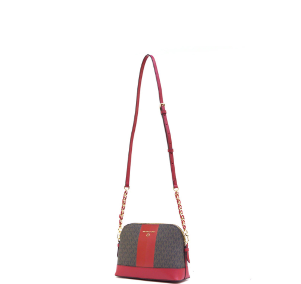 Michael Kors Jet Set Charm Large Dome Crossbody - Crimson