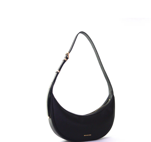Michael Kors Avra Medium Convertible Leather Sling Crossbody - Black