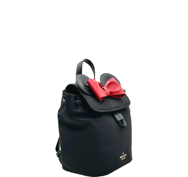 Kate Spade Disney Minnie 3D Flap Nylon Backpack - Black