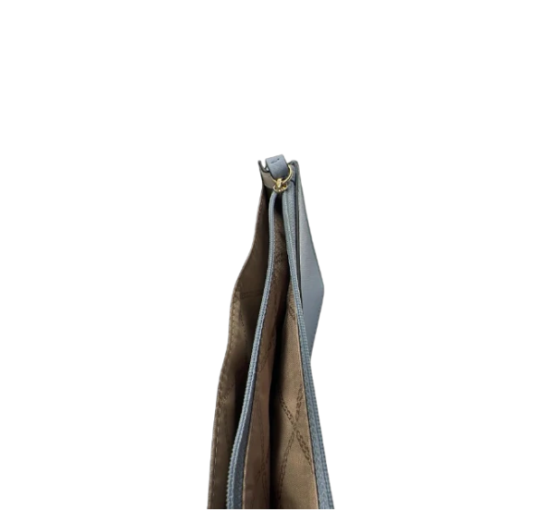 Michael Kors Colorblock Crossbody Bag – Blue & Grey – Gold Chain Strap