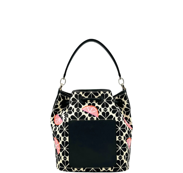 Kate Spade Grapefruit Spade Flower Bucket Crossbody - Black Multi