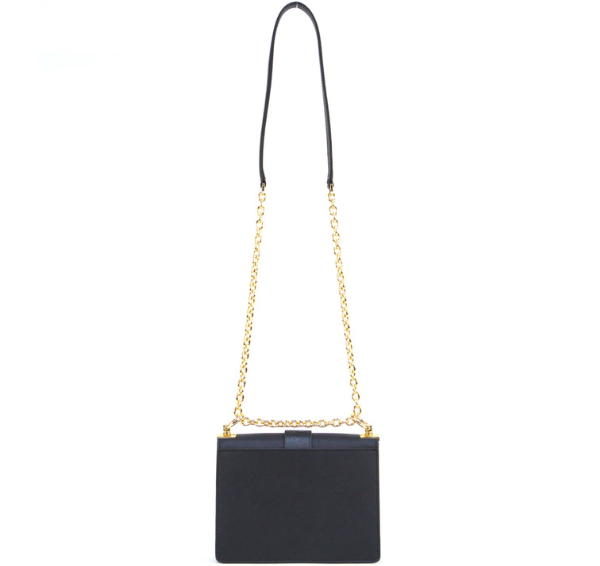 Michael Kors Small Saffiano Leather Greenwich Crossbody Bag - Black