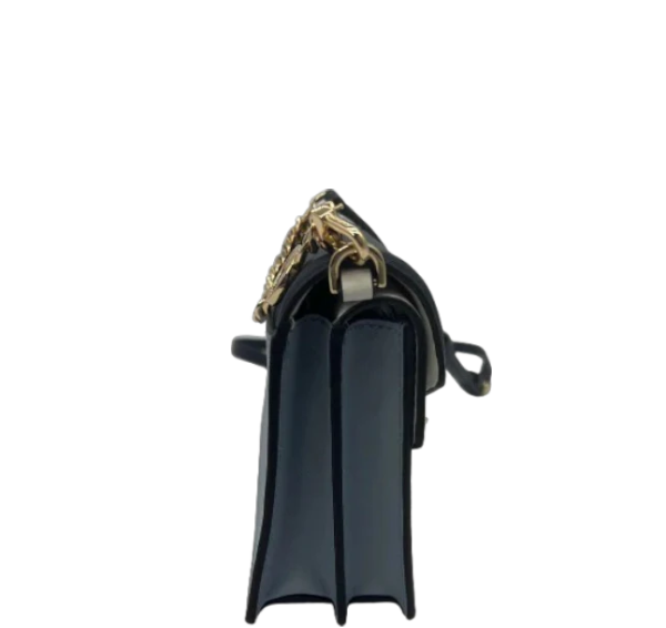 Michael Kors Colorblock Crossbody Bag – Blue & Grey – Gold Chain Strap