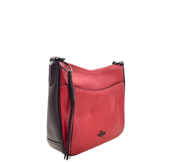 Coach Chaise Colorblock Crossbody Bag - Brick Red Multi