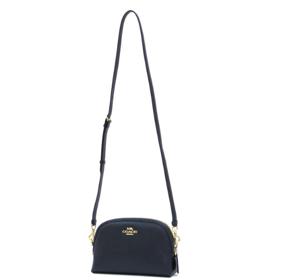 Coach Cross Grain Madison Crossbody - Black